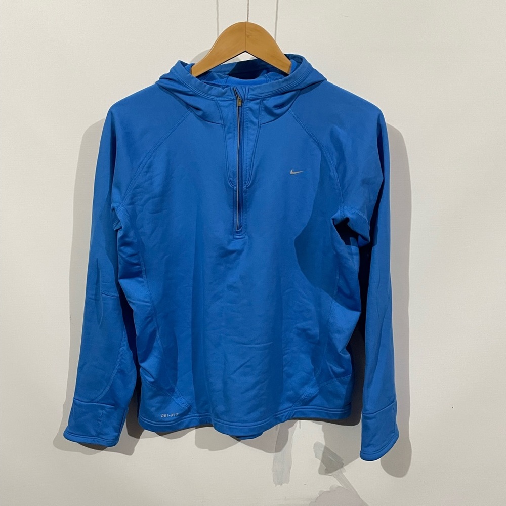 Nike dri-fit athletic fleece hoodie sweatshirt